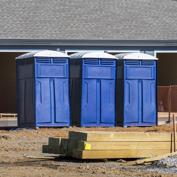 can i customize the exterior of the portable toilets with my event logo or branding in Georgetown IN